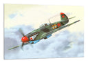 Cuadro aviones antiguos, guerra, animado, aviacion