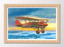 Cuadro enmarcado natural aviones antiguos, guerra, animado, aviacion