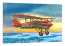 Cuadro aviones antiguos, guerra, animado, aviacion