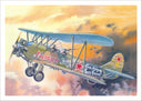 Lámina aviones antiguos, guerra, animado, aviacion