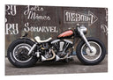 Cuadro Moto Custom vintage, Moto Antigua