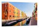 Cuadro Canal de Venecia, Italia, gondola, edificio de colores