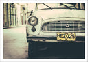 Lámina Coche Antiguo Skoda, Coche Cuba, Coche Vintage