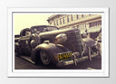 Cuadro enmarcado blanco Coche Antiguo Bentley, Coche Vintage