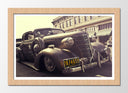 Cuadro enmarcado natural Coche Antiguo Bentley, Coche Vintage