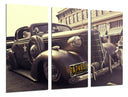 Tríptico Coche Antiguo Bentley, Coche Vintage