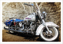 Lámina Moto HArley Davidson, Moto Vintage