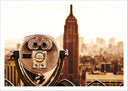 Lámina Empire State en Nueva York, Vintage