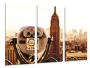 Tríptico Empire State en Nueva York, Vintage