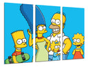 Tríptico Infantil Los Simpsons, Bart, Homer, Lisa, Marge