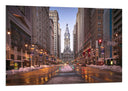 Cuadro calle de new york nevada, invierno