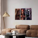 Estancia spiderman, venon, marvel, superheroe, villano