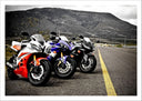 Lámina Motos de Carreras Yamaha, Carretera
