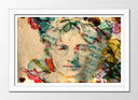 Cuadro enmarcado blanco Los Beatles, John Lennon