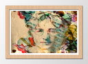 Cuadro enmarcado natural Los Beatles, John Lennon