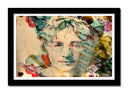 Cuadro enmarcado negro Los Beatles, John Lennon