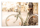 Cuadro bicileta vintage, antigua, retro, ciudad