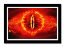 Cuadro enmarcado negro Ojo de Sauron El señor de los Anillos