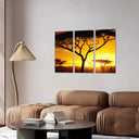 Arbol Africano, Atardecer, Naturaleza