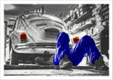 Lámina coche vintage, escarabajo, Volkswagen