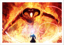 Lámina Balrog, Gandalf El señor de los Anillos