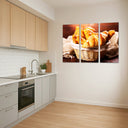 Estancia cesta con croissanes, desayuno, dulce