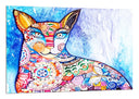 Cuadro mandala de gato, abstracto