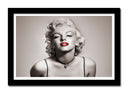 Cuadro enmarcado negro Marilyn Monroe