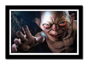 Cuadro enmarcado negro Gollum, Smigol El señor de los Anillos