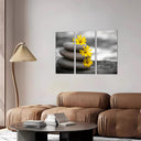 Estancia oriental, piedras, tono grises, relajacion, meditacion ,zen