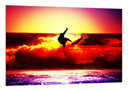 Cuadro Surfista, Atardecer en el Mar, Deporte