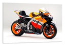 Cuadro Moto Honda, Dani Pedrosa, Naranja