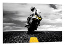 Cuadro Moto de Carretera, Motorista , Amarillo