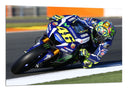 Cuadro Moto Valentino Rossi, Motorista, Yamaha, Carretera
