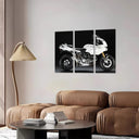 Moto Ducati 1100s, Carrretera, Blanca