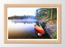 Cuadro enmarcado natural Paisaje Naturaleza Lago Laguna Barca