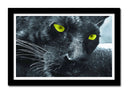 Cuadro enmarcado negro pantera negra, jaguar, animal, salvaje