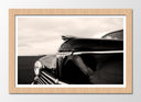 Cuadro enmarcado natural Peugueot 203, Coche vintage, Clasico