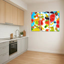 Estancia frutas variadas, multicolor