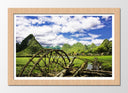 Cuadro enmarcado natural Molino Vintage en la Naturaleza, Arroyo
