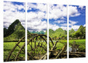 Tríptico Molino Vintage en la Naturaleza, Arroyo