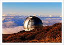 Lámina observatorio astrofisico Roque de los muchachos