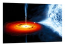 Cuadro agujero negro, el espacio