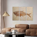 Estancia pez fosil, aarqueologia, peces