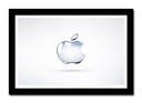 Cuadro enmarcado negro Logo apple