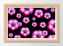Cuadro enmarcado natural imagen de balones de futbol