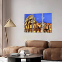 Estancia anfiteatro romano, italia, noche