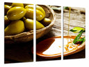 Tríptico aceitunas , aperitivo