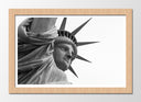 Cuadro enmarcado natural estatua de la libertad, ciudad de new york