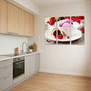 Estancia helado de fresa, cucurucho, postre, verano